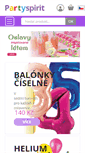 Mobile Screenshot of partyspirit.cz